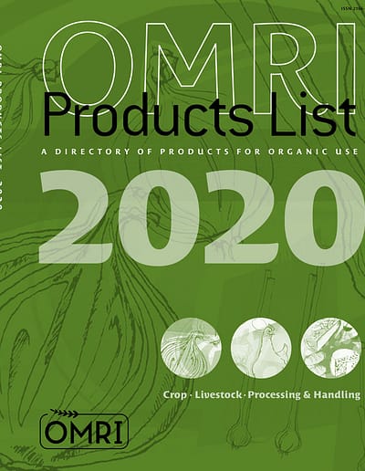 Book OMRI manual green Cover