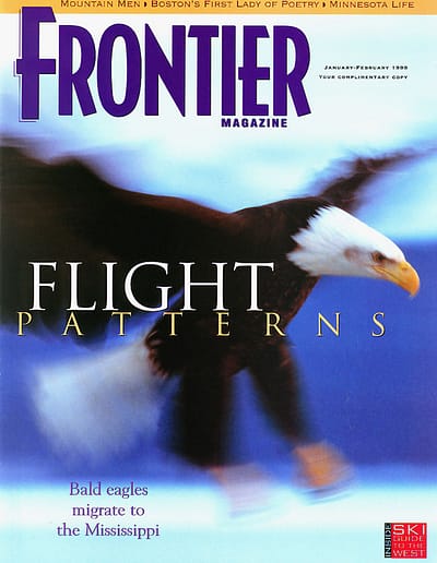 Frontier Magazine cover with eagle flying